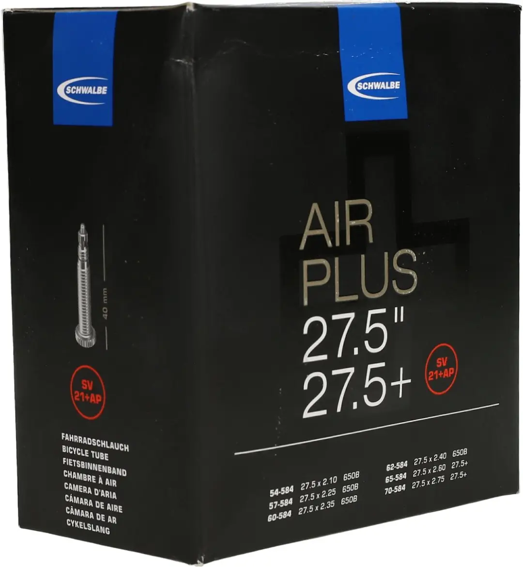 Schwalbe SV21+AP Air Plus Binnenband 27.5" - 40mm Ventiel