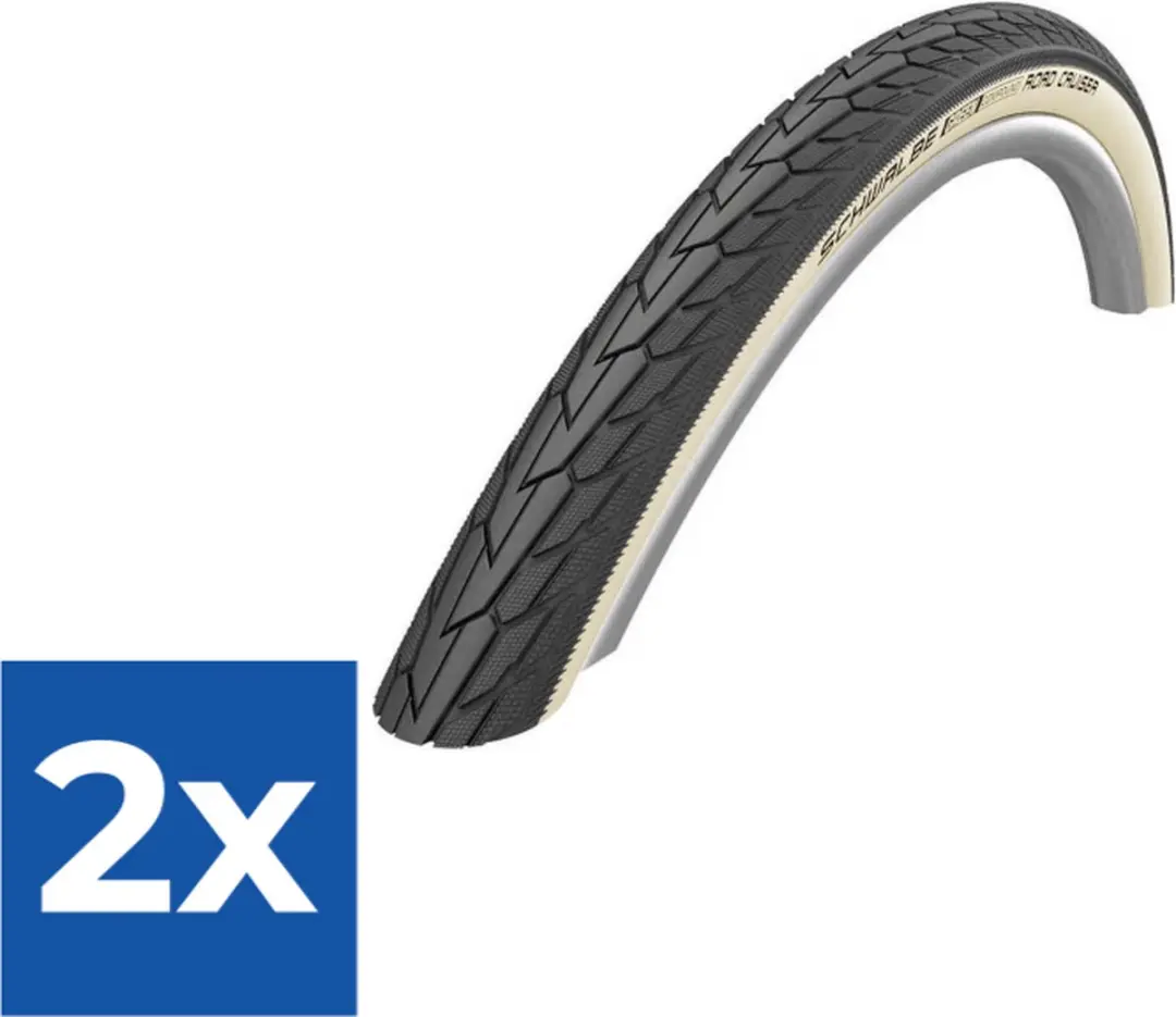 Schwalbe Buitenband Road Cruiser 28 X 1.40 (37-622) Zwart/wit