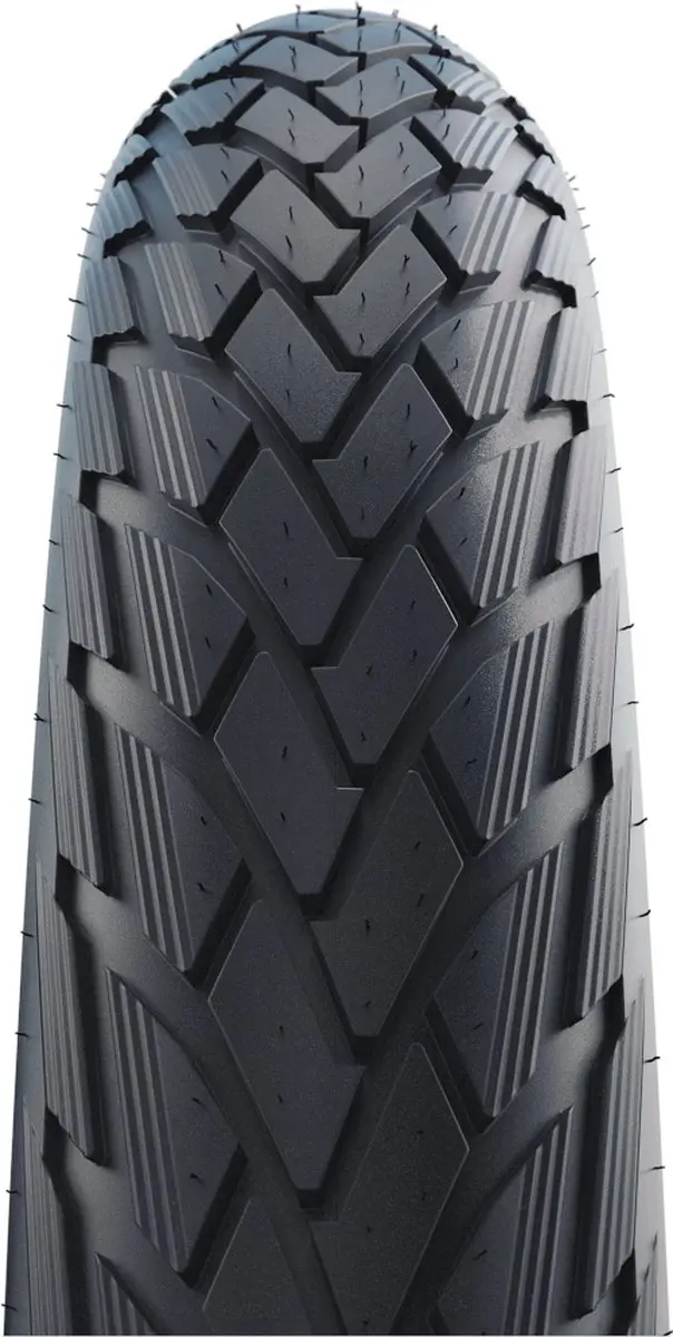 Schwalbe Green Marathon GreenGuard 20x1.75 Buitenband - Zwart met reflectie