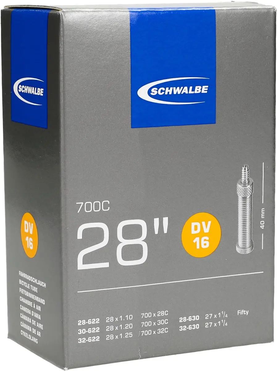 Schwalbe DV16 Binnenband 28 inch 1.10-1.25 - Hollands ventiel