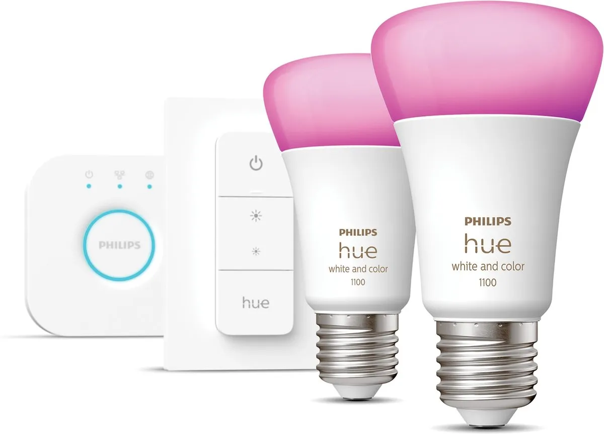 Philips Hue Starterpakket E27 RGBW 11W