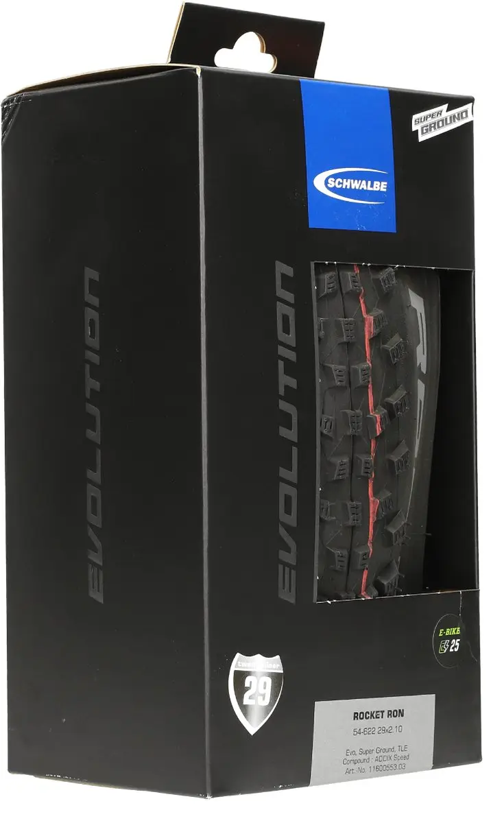 Vouwband Schwalbe Rocket Ron Super Ground 29 x 2.10 / 54-622 mm - zwart
