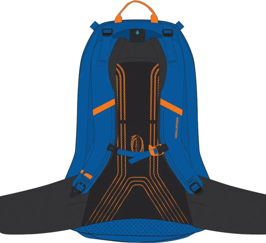 Highlander Vega Rucksack Herenrugzak 40L - Blauw