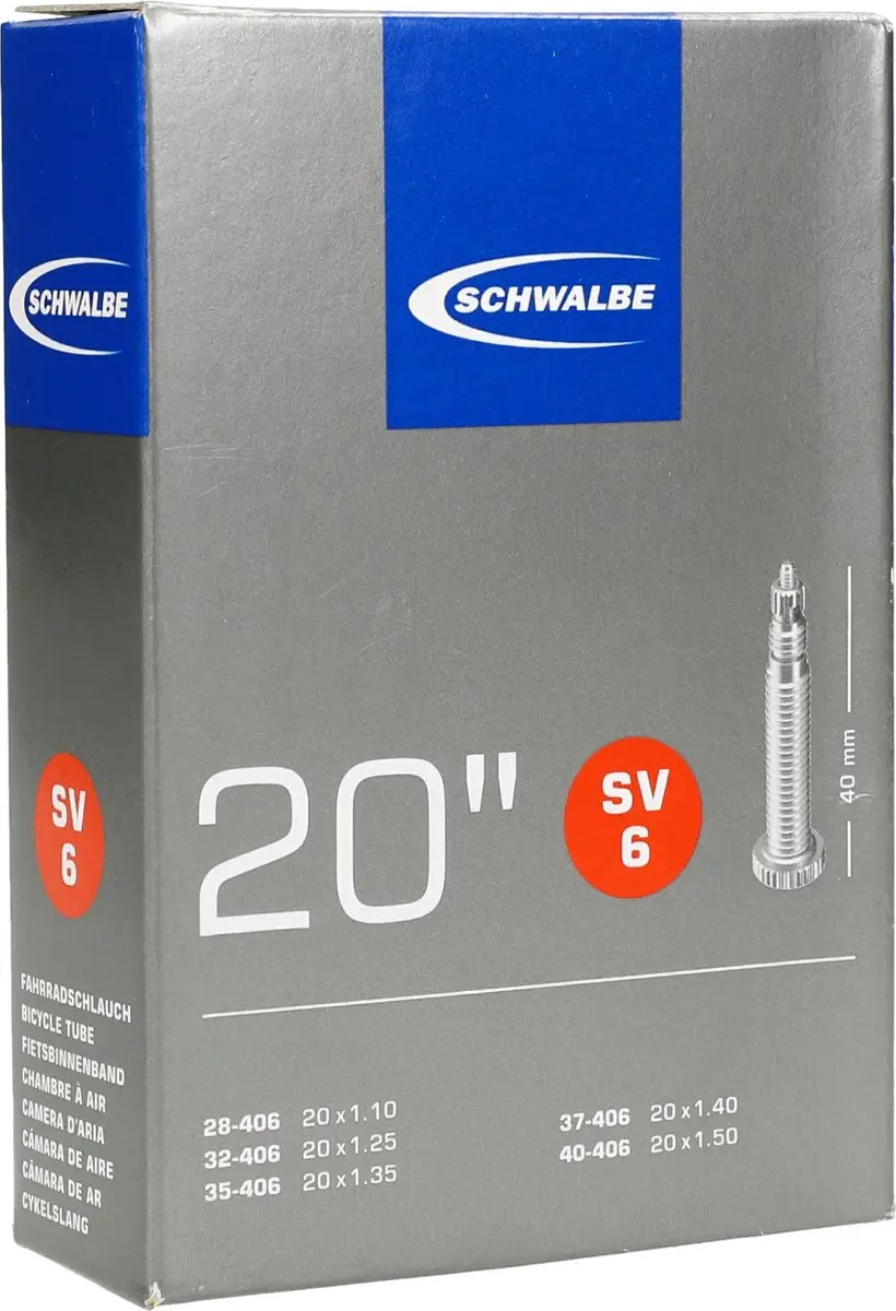Schwalbe SV6 Binnenband 20x1.10-1.50 - Frans Ventiel