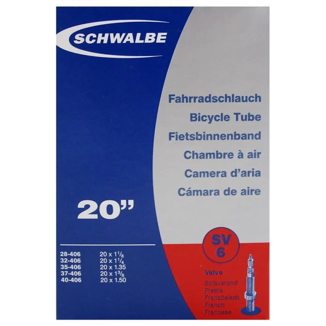 Schwalbe SV6 Binnenband 20x1.10-1.50 - Frans Ventiel