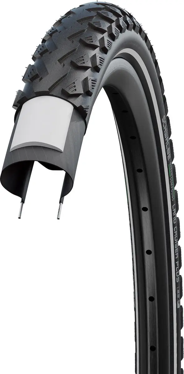 Schwalbe Land Cruiser PunctureGuard 26x2.00 Buitenband - Zwart met reflectie