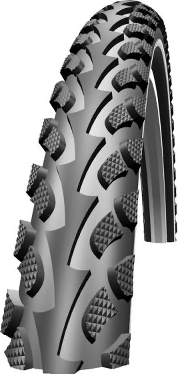Schwalbe Land Cruiser PunctureGuard 26x2.00 Buitenband - Zwart met reflectie