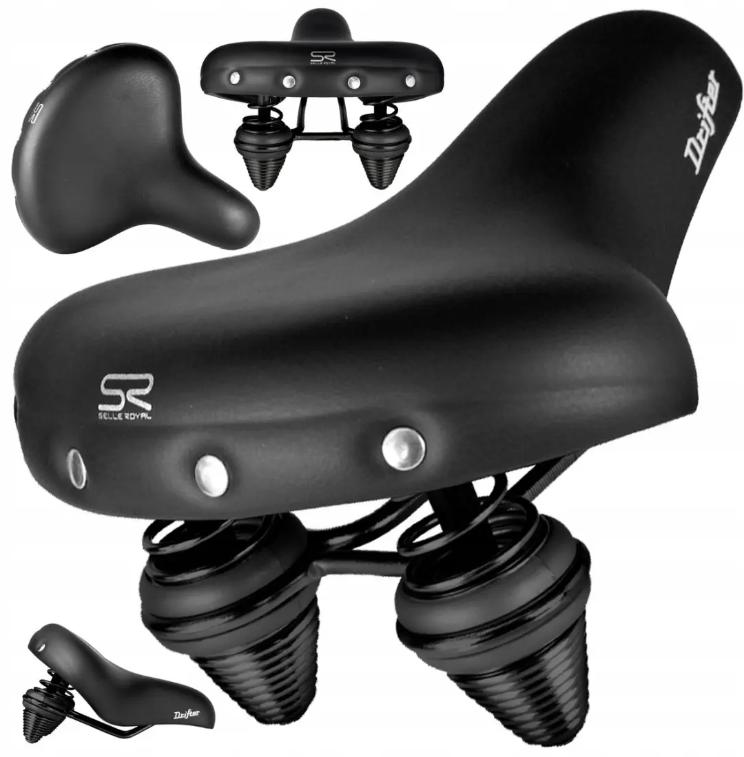 Selle Royal Drifter Retro Fietszadel met Dubbele Veren