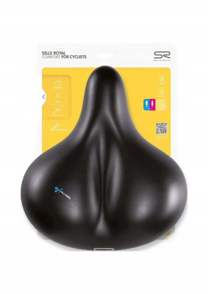 Selle Royal Manhattan unisex fietszadel: breed, gel en veer