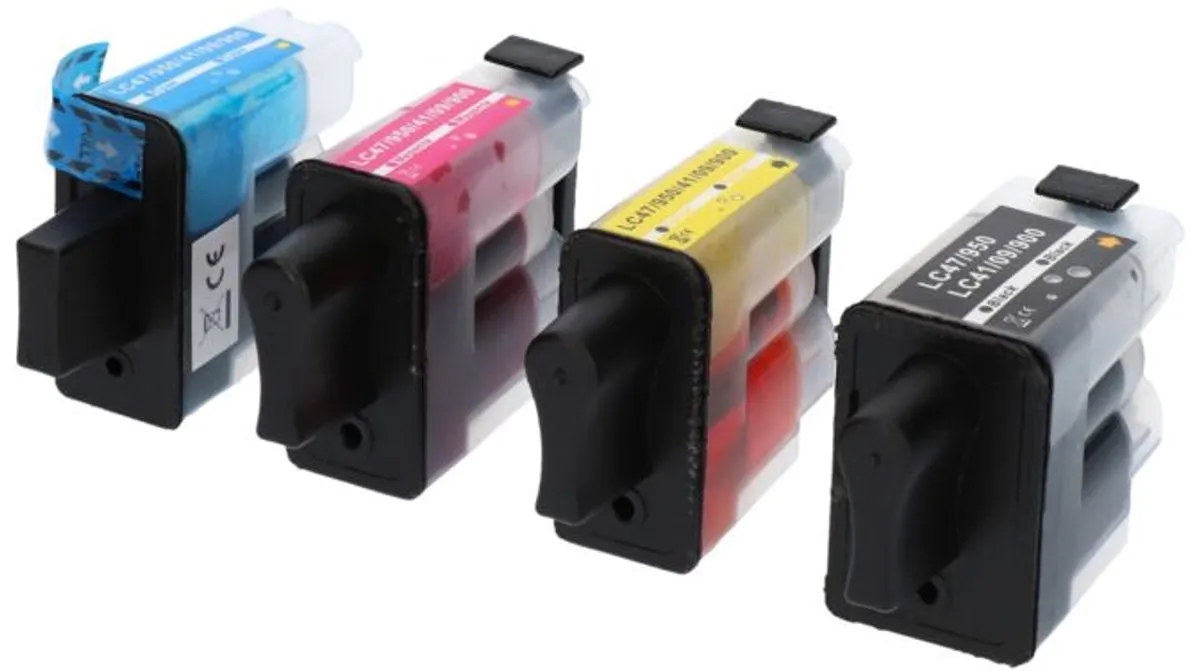 PrintAbout LC-900BK-PA2 Inktcartridge - 4 Kleuren - 1.900 pagina's