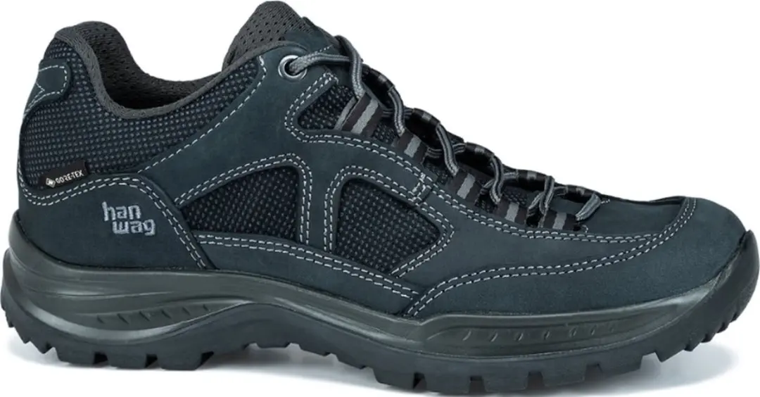 Hanwag Banks Low Lady GTX Wandelschoenen 41.5 - Navy/Asphalt