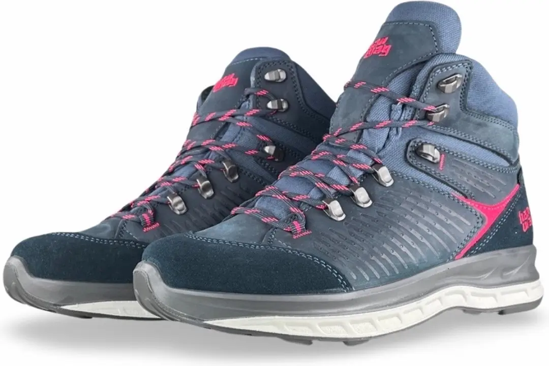 Hanwag Bluecliff Lady ES Wandelschoen Navy/Pink