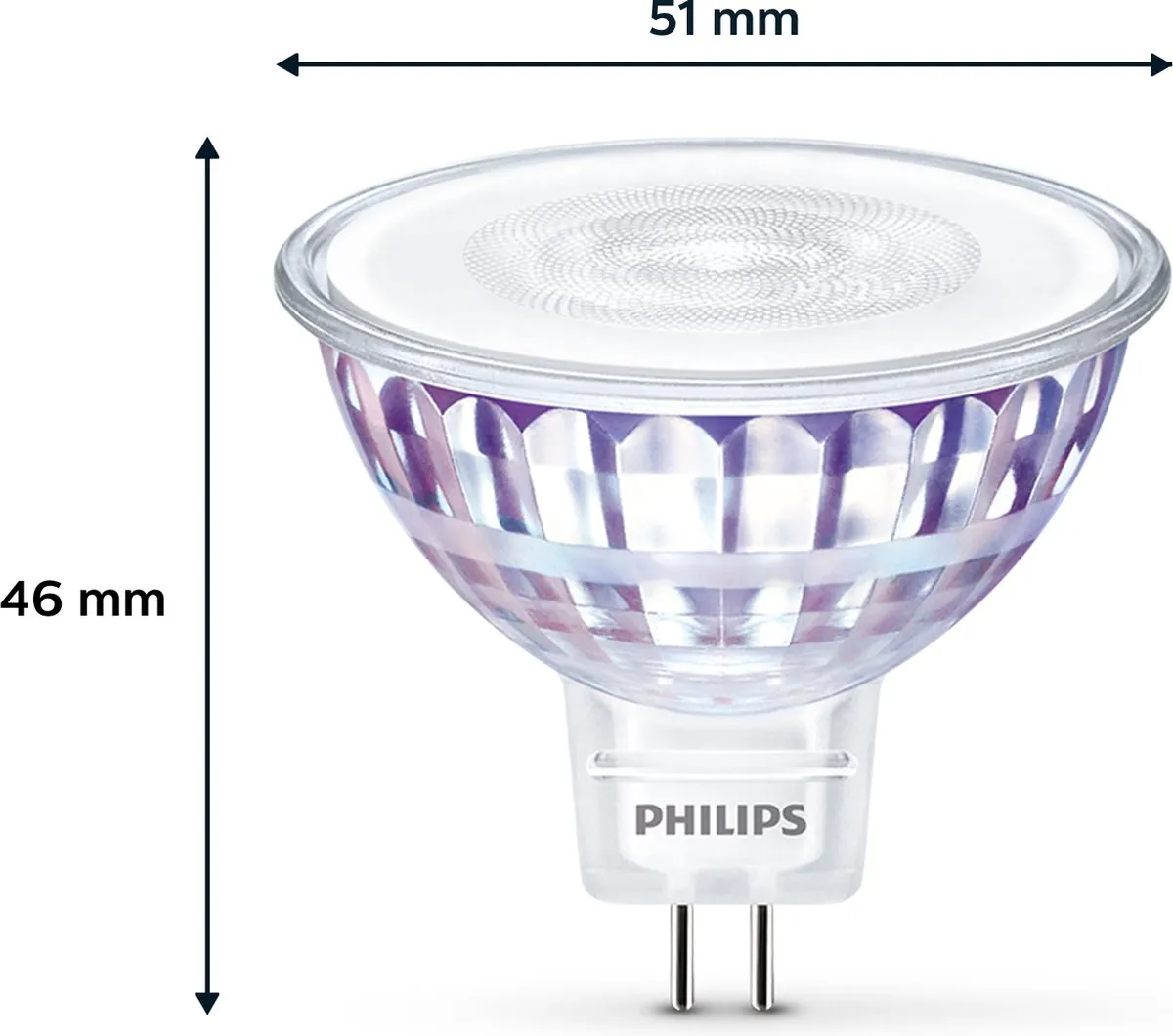 Philips LED Spot GU5.3 7W Warm Wit - 1 Stuk