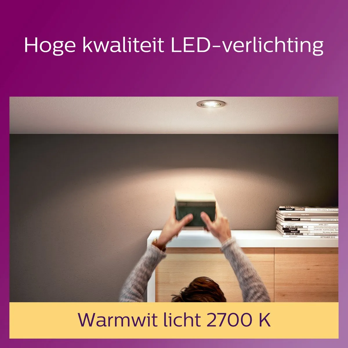 Philips LED Spot GU5.3 7W Warm Wit - 1 Stuk