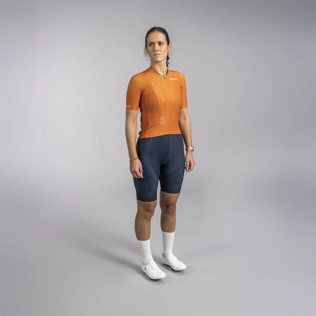 Bioracer Icon Fietsshirt Dames XXL - Rusty Ochre