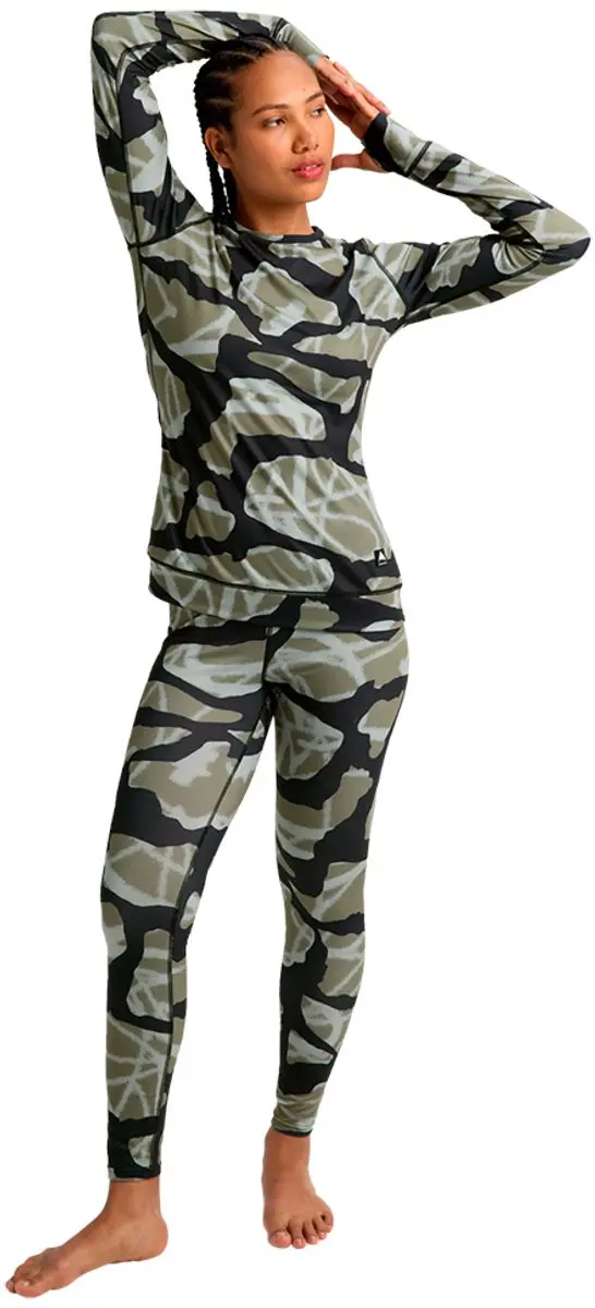Burton Midweight Crew Basislaag Graffiti Camo L