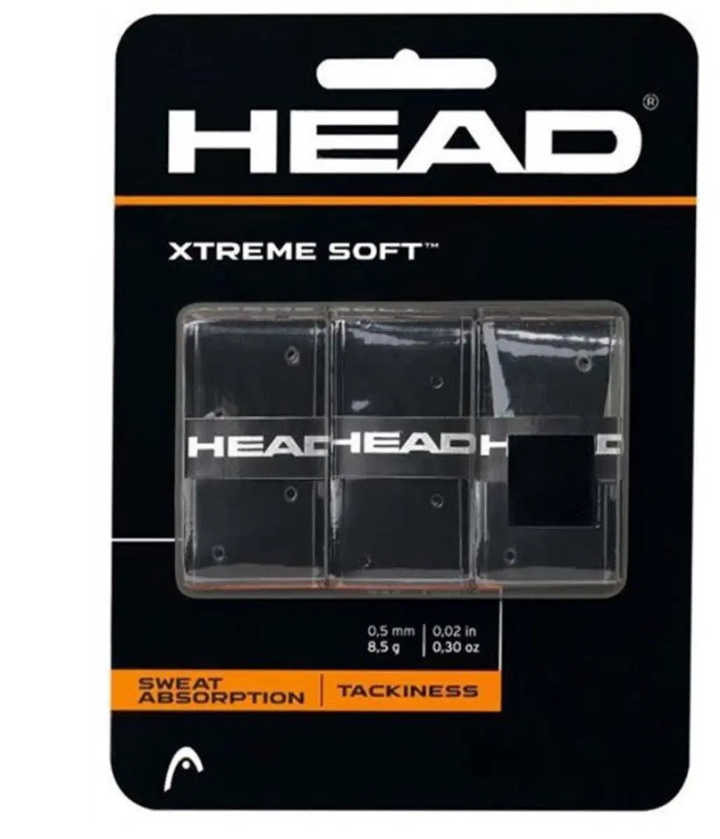 Head Xtreme Soft Padel Overgrip - 3 Stuks Blauw