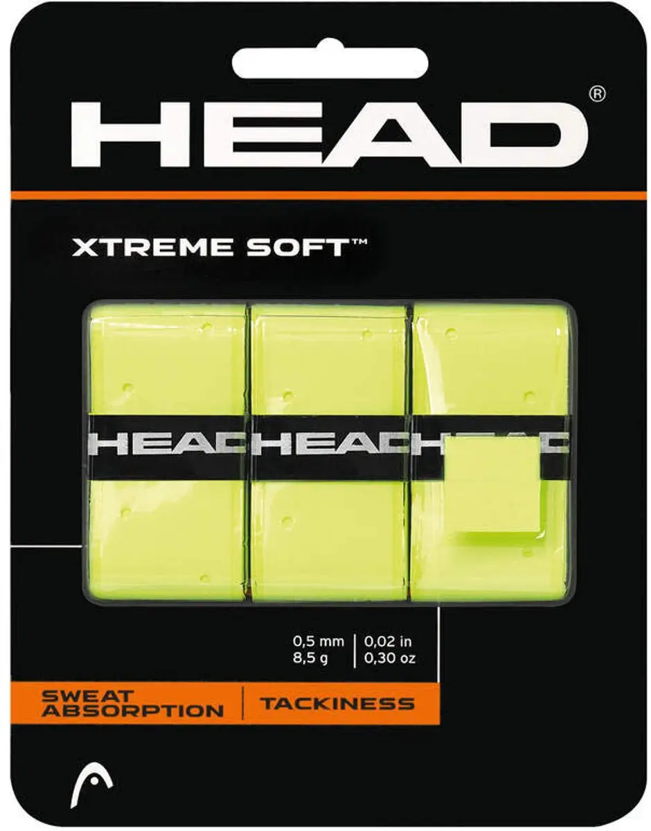 Head Xtreme Soft Padel Overgrip - 3 Stuks Blauw
