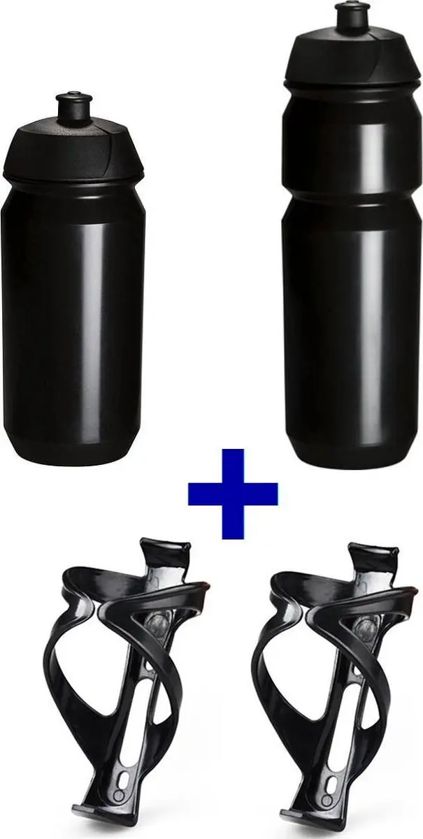 set Bidonnen met Ultralight Bidonhouders