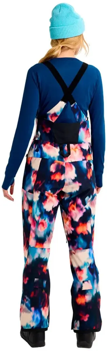 Burton Reserve 2L Stretch Slim Bib Broek - XS - Floral Blur