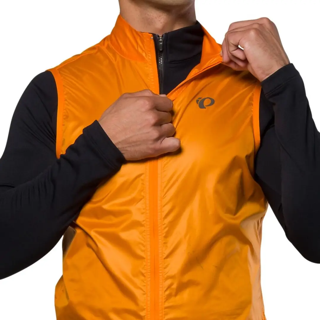 Pearl Izumi Attack Windvest - Heren - L - Oranje