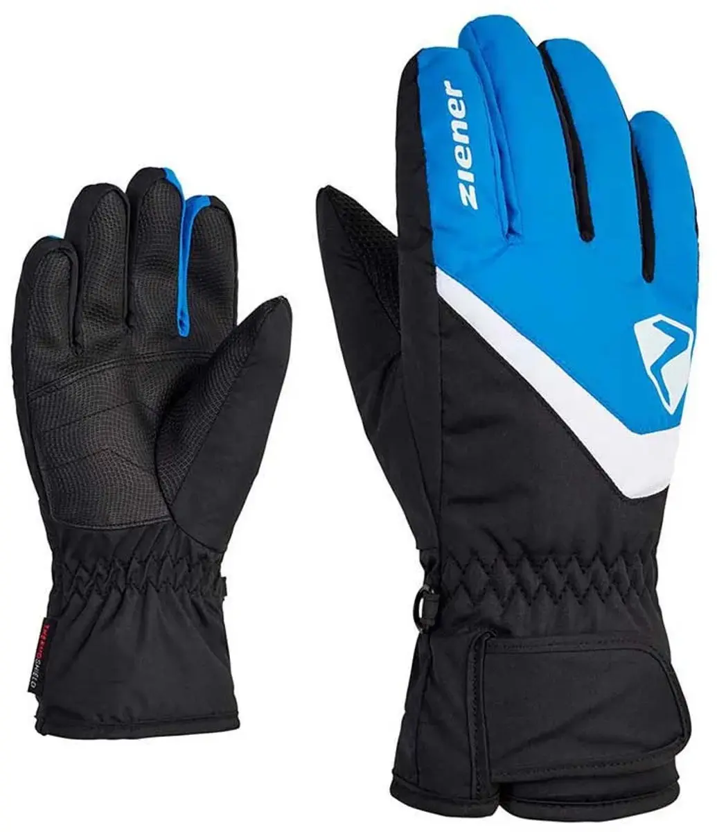 Ziener Loriko Handschoenen - 7 Jaar - Kinderen - Blauw/Zwart