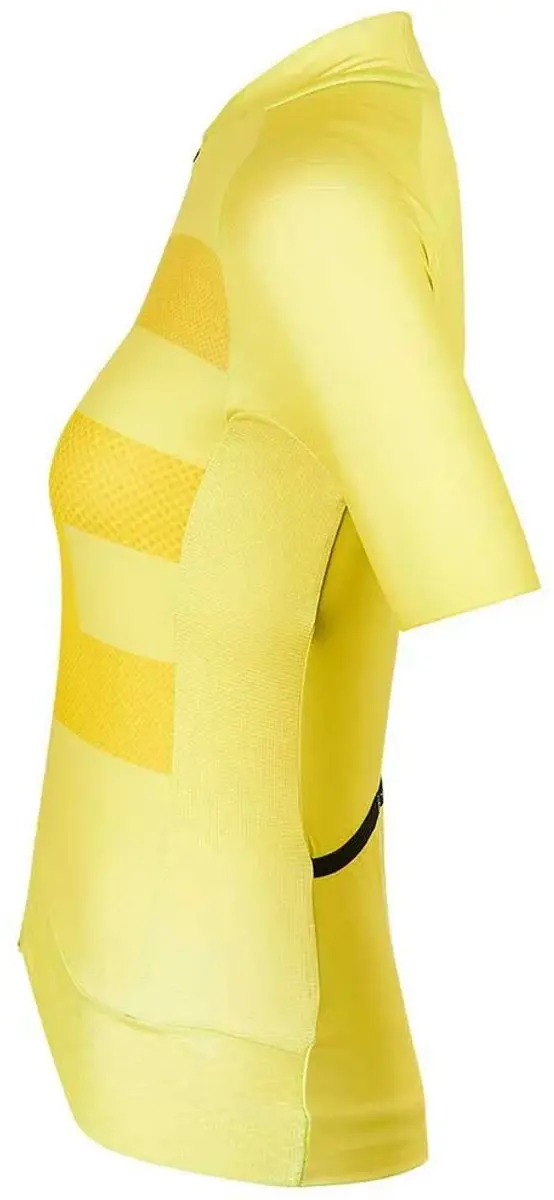 Bioracer Epic Korte Mouw Wielertrui - Geel L
