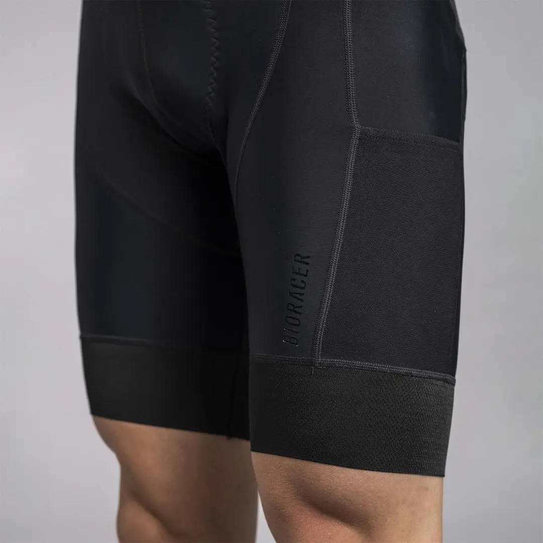 Bioracer Icon Gravel Fietsbroek Heren M - Zwart