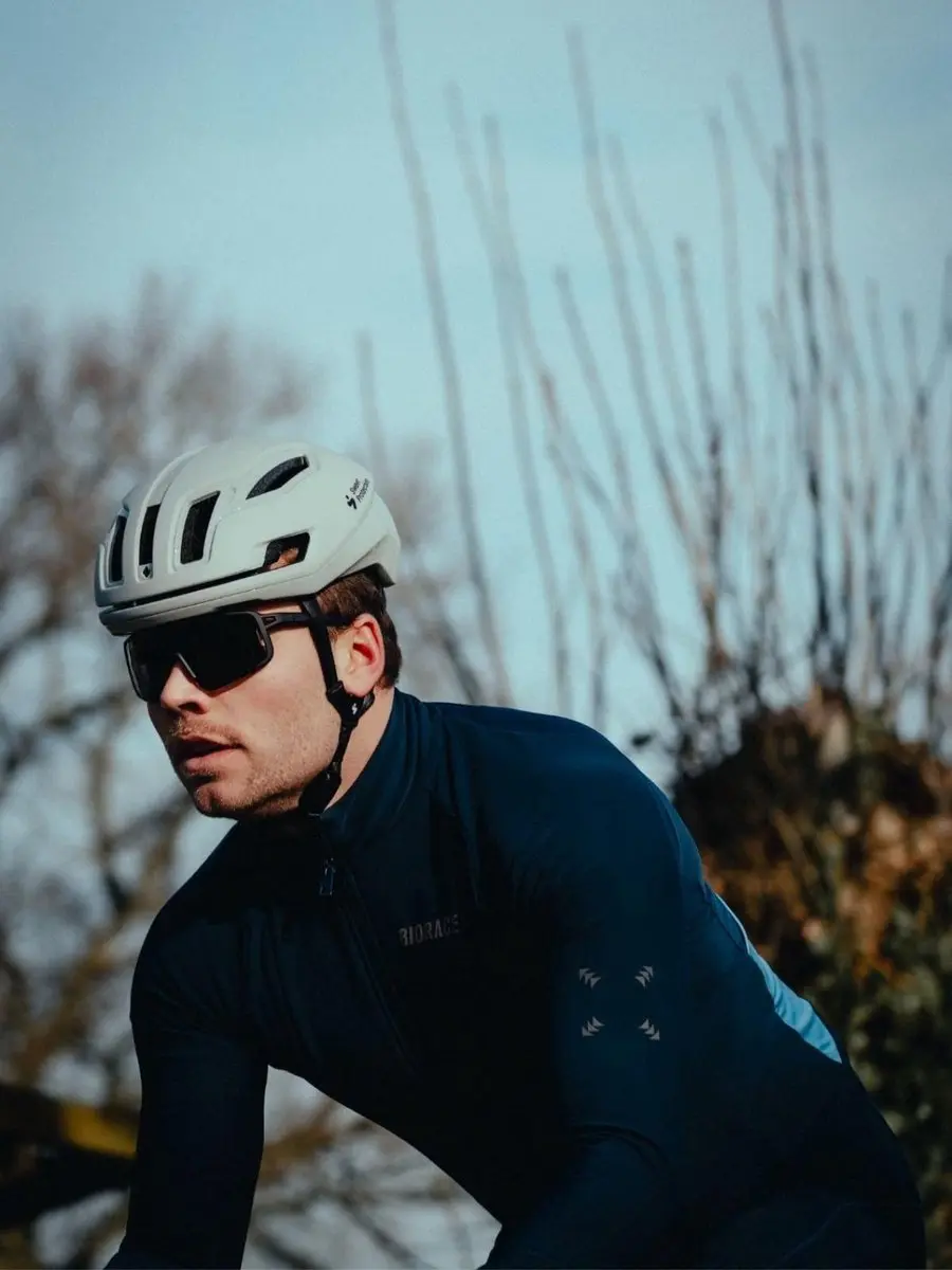 Bioracer Tempest Wielervest - Winddicht Thermisch Heren - Misty Nautica XXL - afbeelding 3 van 6