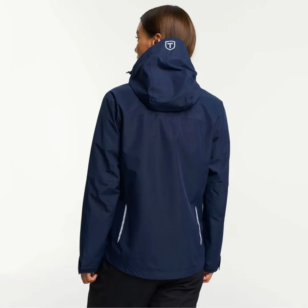 Tenson Melville Regenjas Dames M - Donkerblauw