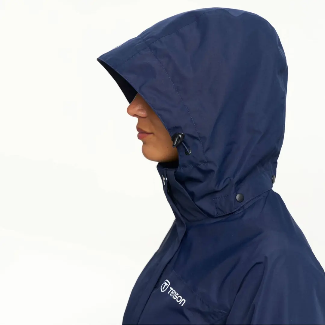 Tenson Melville Regenjas Dames M - Donkerblauw