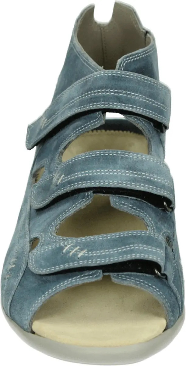Durea 7272 H Platte Sandalen - Blauw 37