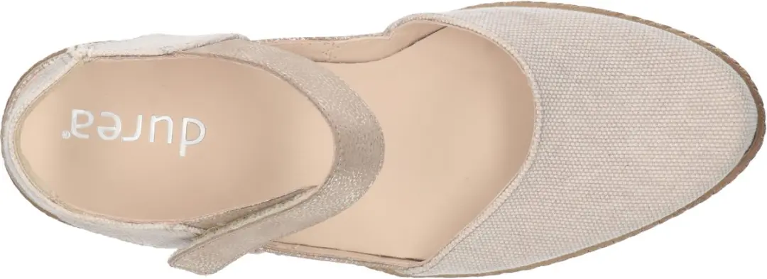 Durea 5924 H Sandalen - Dames - 38 - Wit/beige