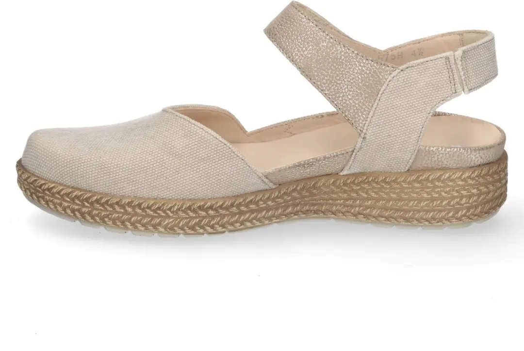 Durea 5924 H Sandalen - Dames - 38 - Wit/beige