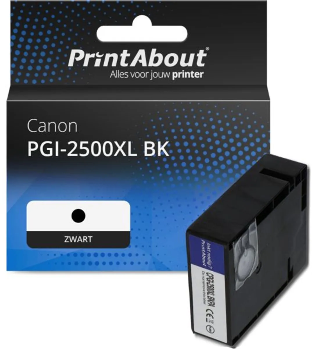 PrintAbout PGI-2500XL BK Inktcartridge