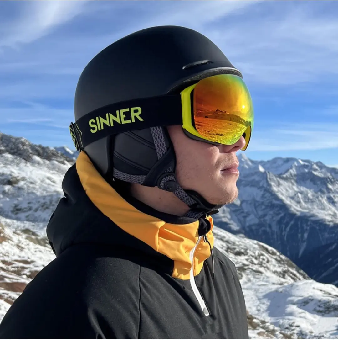SINNER FORTUNE Skihelm - Maat L - 59-61cm - Matte Zwart