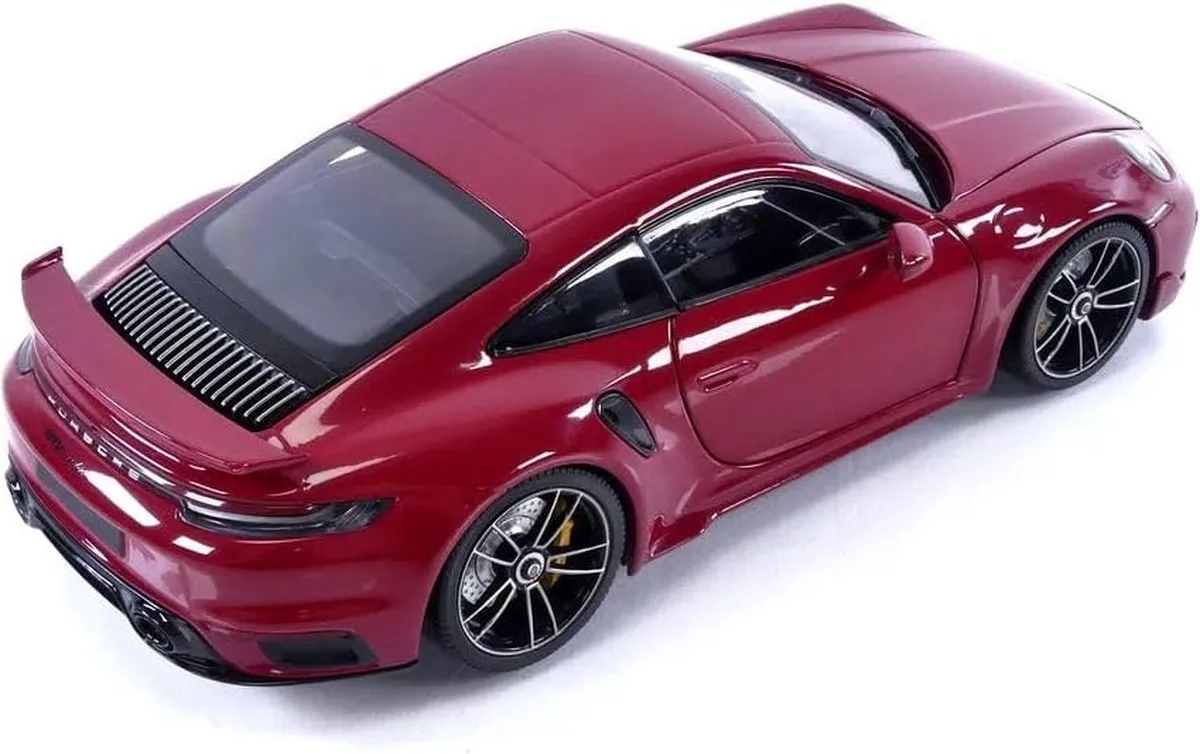 Porsche 911 (992) Turbo S Coupe 1:18 Minichamps - Blauw - afbeelding 6 van 6