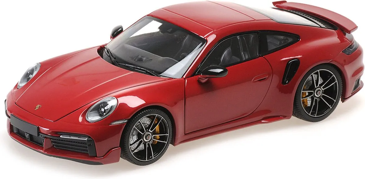 Porsche 911 (992) Turbo S Coupe 1:18 Minichamps - Blauw