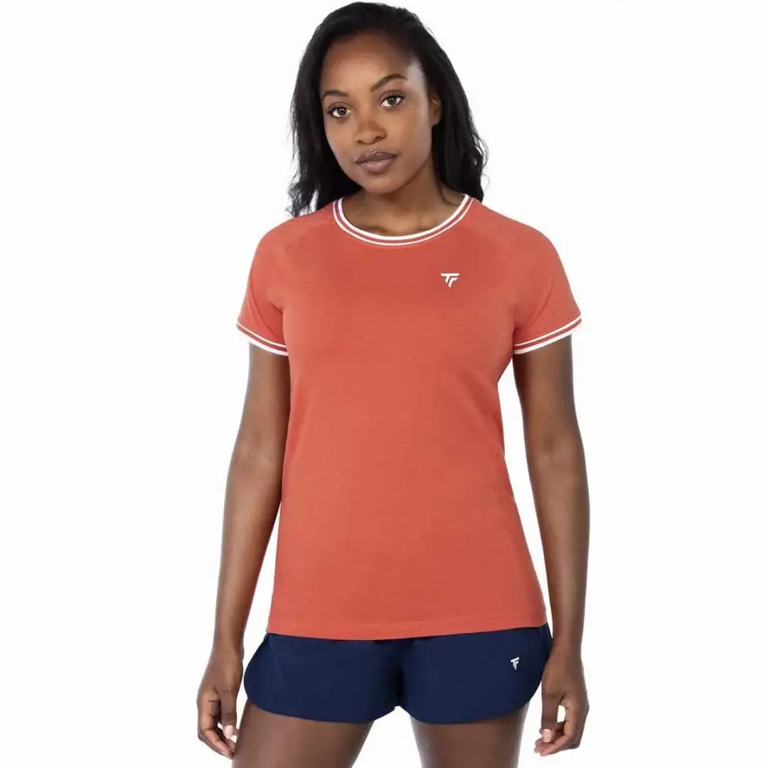 Tecnifibre Team Stretch T-shirt Met Korte Mouwen Oranje S Vrouw