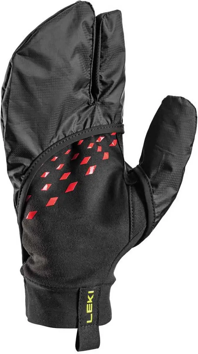 LEKI Ultra Trail Storm Handschoenen - 6 - Rood/Zwart