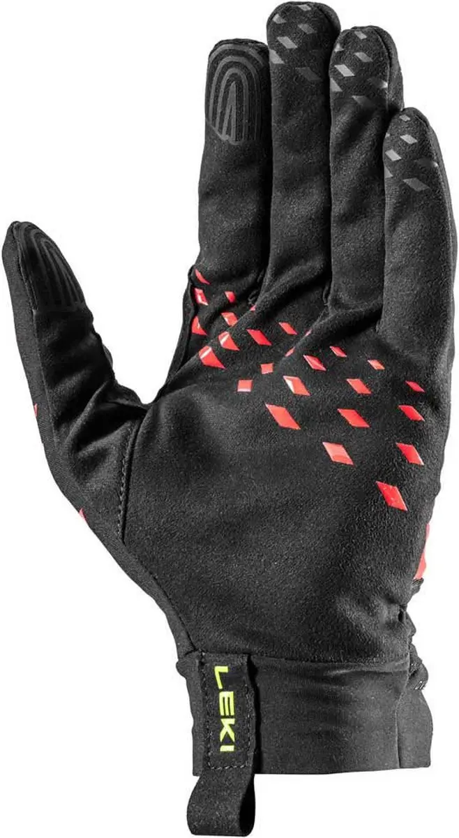 LEKI Ultra Trail Storm Handschoenen - 6 - Rood/Zwart