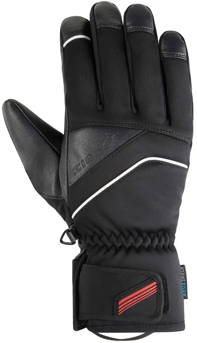 Ziener Gefion-z Skihandschoenen 8 - Zwart