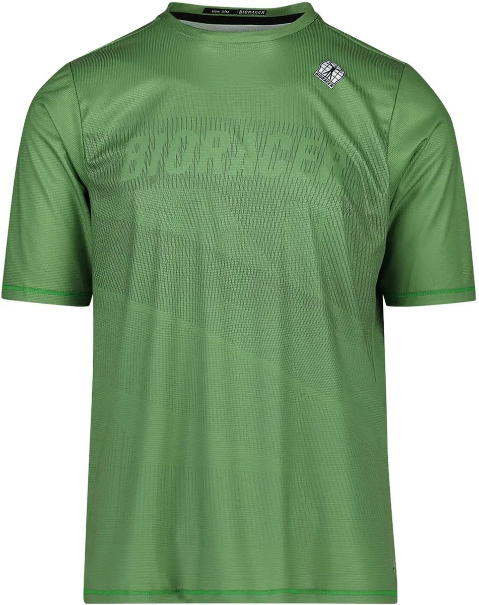 BIORACER Off Road Fietsshirt Heren Korte Mouwen Groen