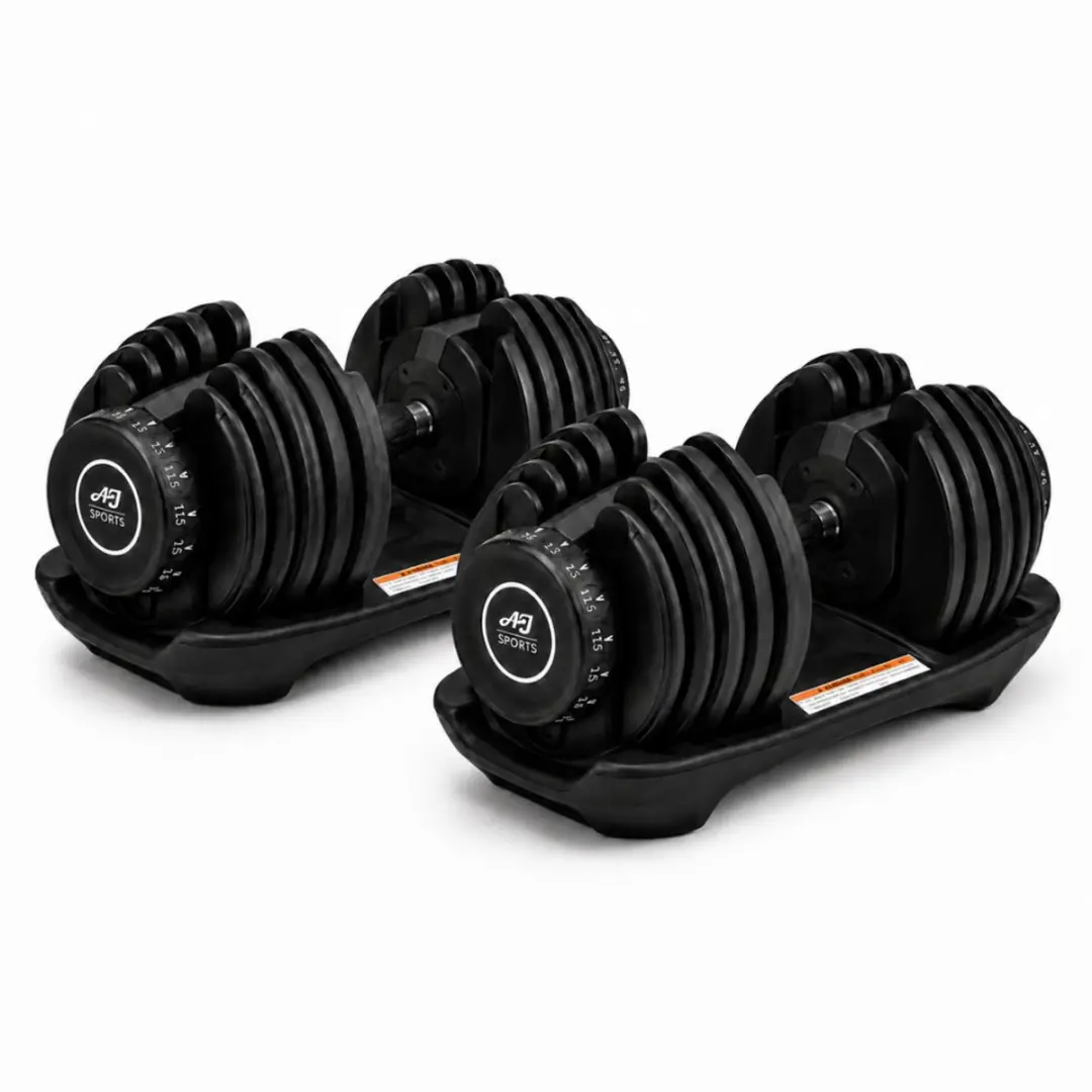 AJ-Sports Verstelbare Dumbells Zwart