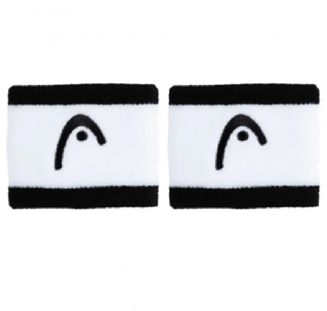 Head zweetband / polsband Blauw/wit
