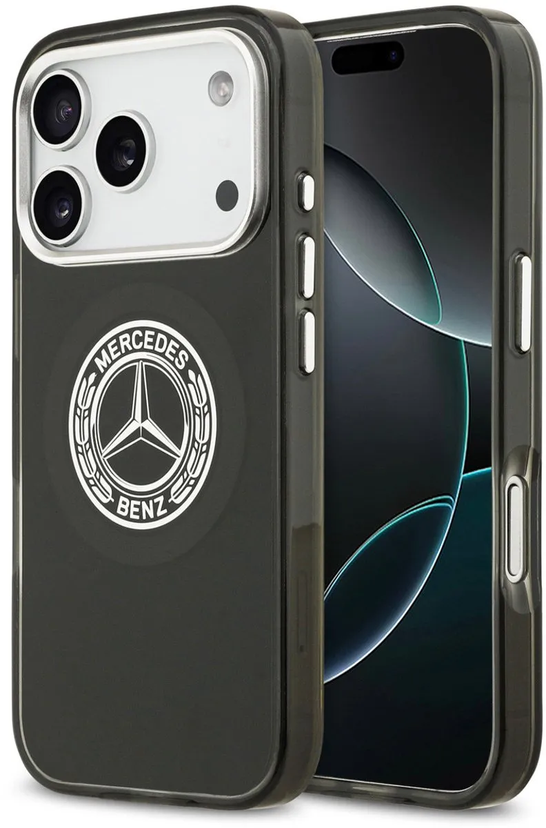 Mercedes-Benz Back Cover iPhone 17 Pro - Zwart - MagSafe