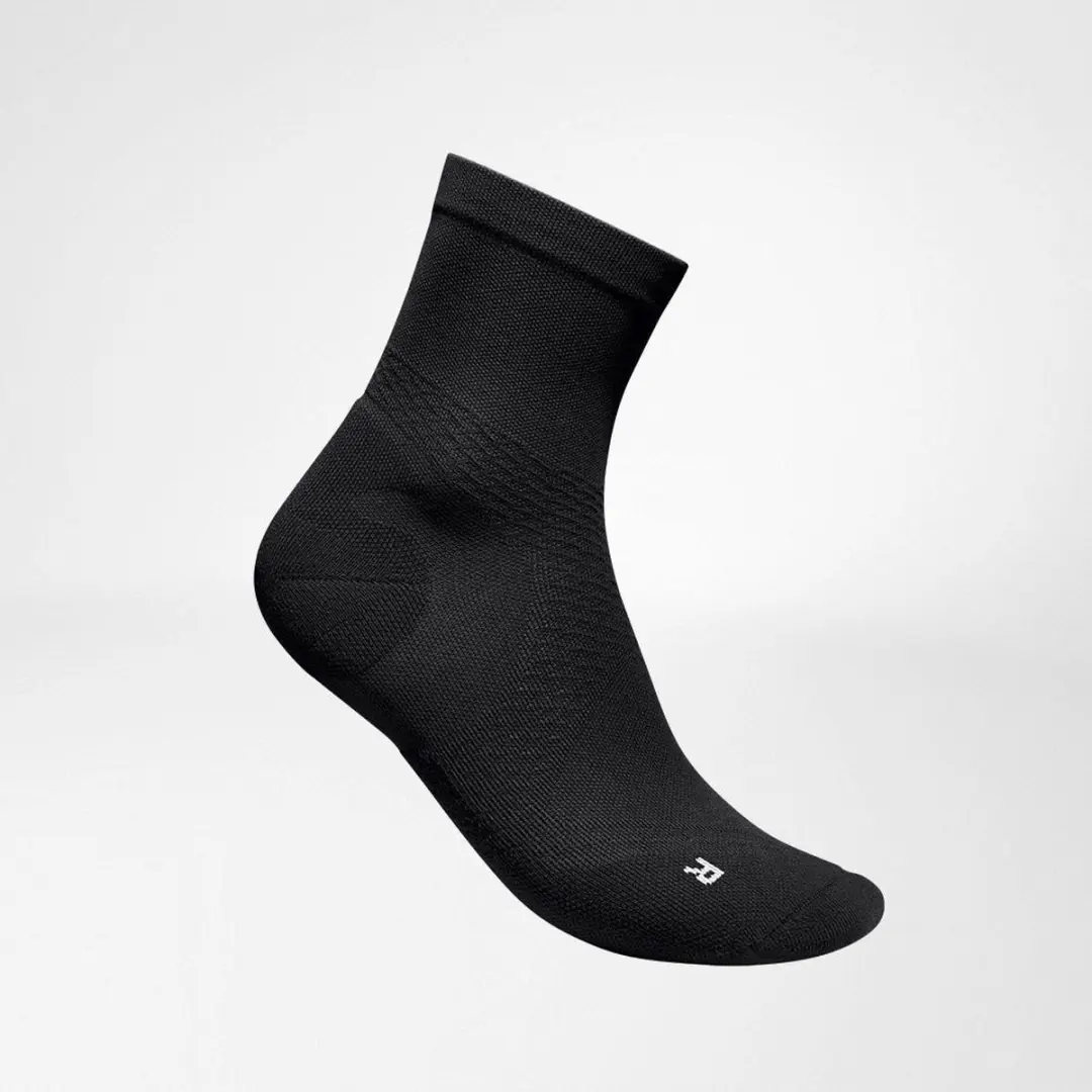 Bauerfeind Sports Run Ultralight Low Cut Compressiekousen - Zwart