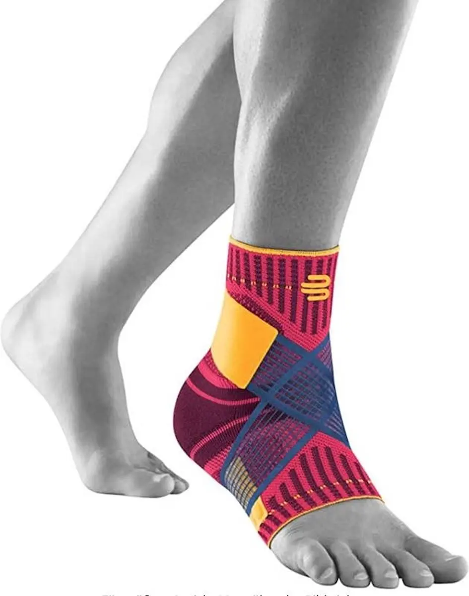 Bauerfeind Sports Enkelbrace XS - Links - Roze