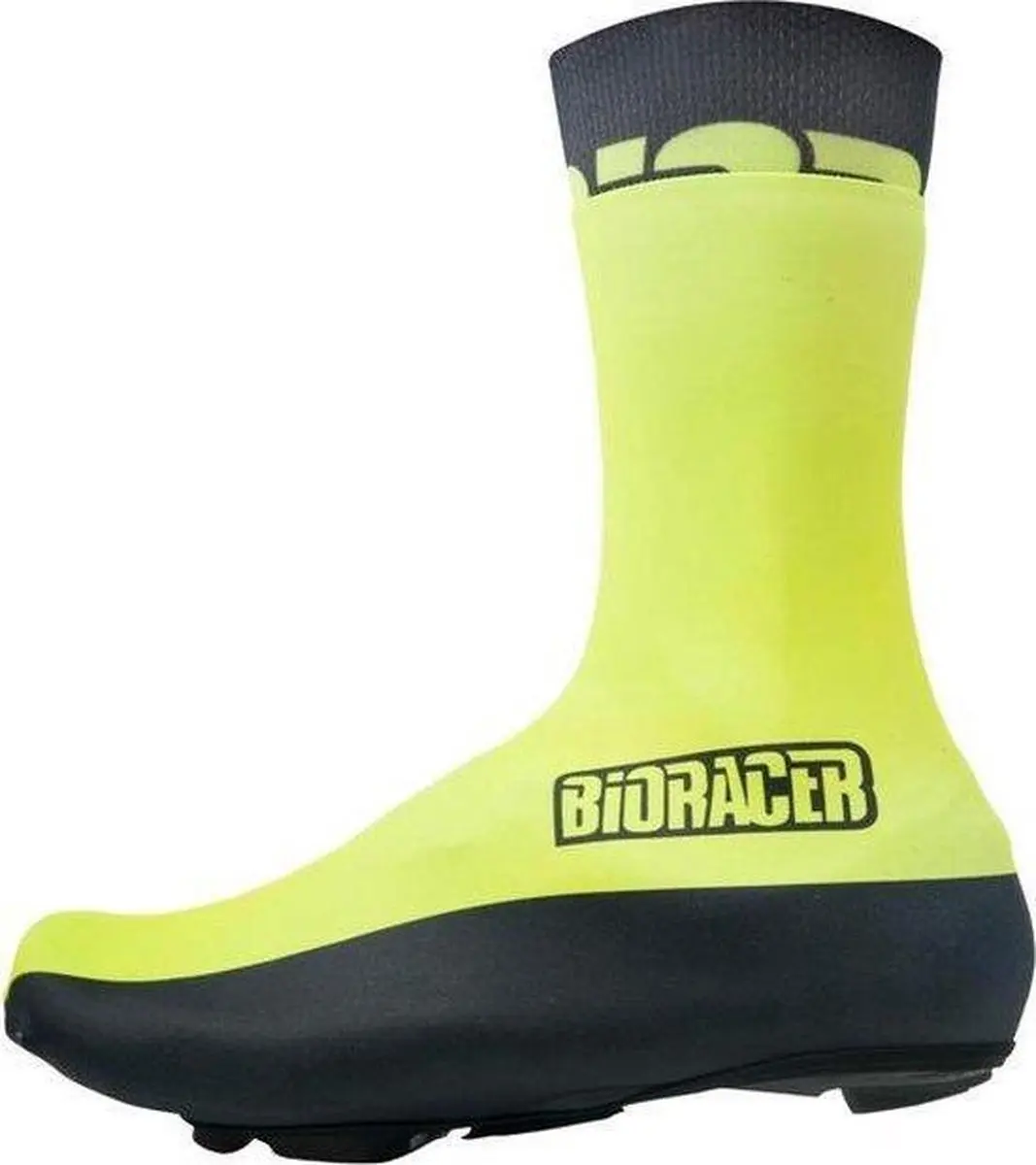 Bioracer Overschoenen One Black & Fluo Yellow Size M (39-42)