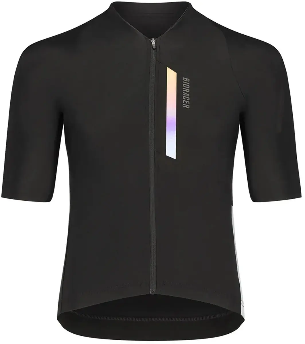 Bioracer Icon Gravel Korte Mouw Wielertrui - L - Gradient Sunset
